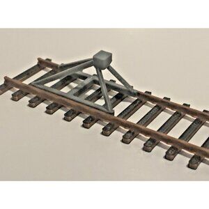X5 HO Scale Railroad Buffer Stops – Track End Bumpers – Model Train Scenery 1:87